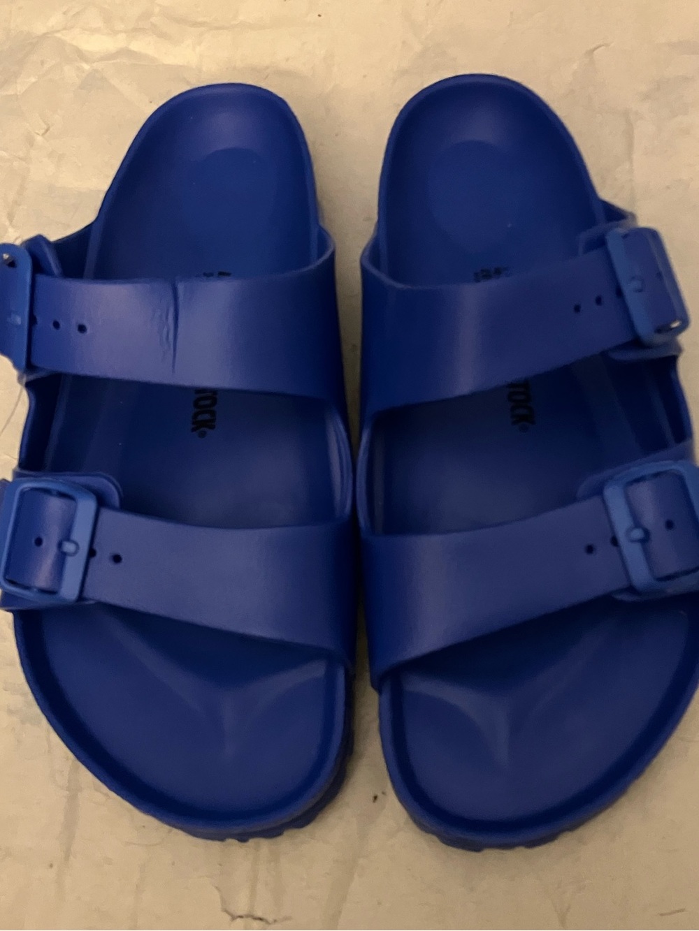 Cobalt Blue Arizona Birkenstock Sandals NWOT